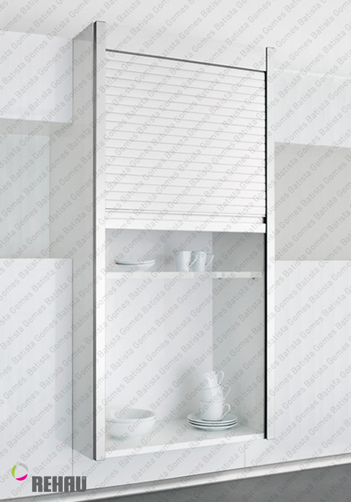 Conjunto persiana para cozinha Metallic-Line com pain�is de 16mm